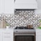 Apollo Tile White And Brown Flower 4.46 sq.ft 10.7 in. x12 in. Marble Mosaic Tile, 5PK APLSV99F02EC40 - alternate 2